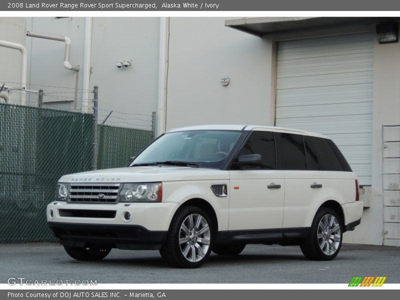 Alaska White / Ivory 2008 Land Rover Range Rover Sport Supercharged