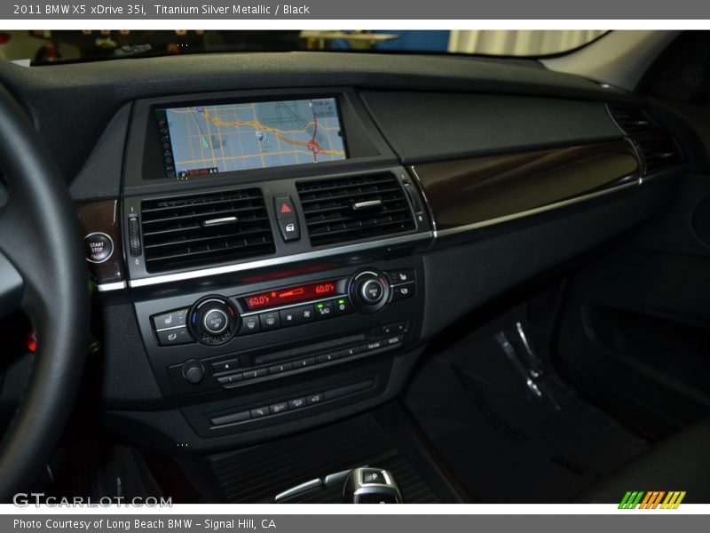 Titanium Silver Metallic / Black 2011 BMW X5 xDrive 35i