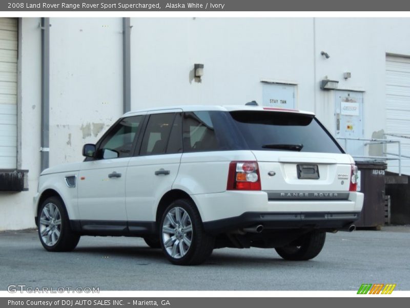 Alaska White / Ivory 2008 Land Rover Range Rover Sport Supercharged