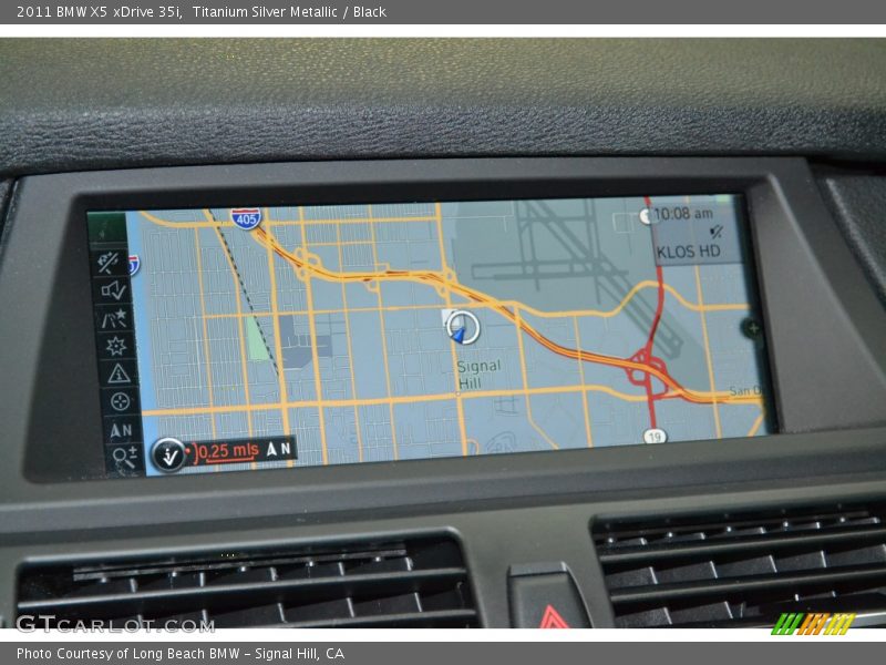 Titanium Silver Metallic / Black 2011 BMW X5 xDrive 35i