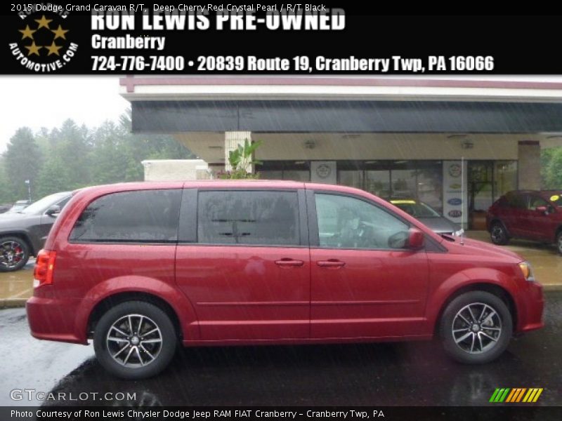 Deep Cherry Red Crystal Pearl / R/T Black 2015 Dodge Grand Caravan R/T