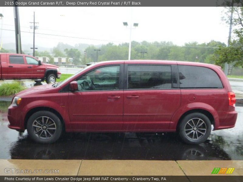 Deep Cherry Red Crystal Pearl / R/T Black 2015 Dodge Grand Caravan R/T