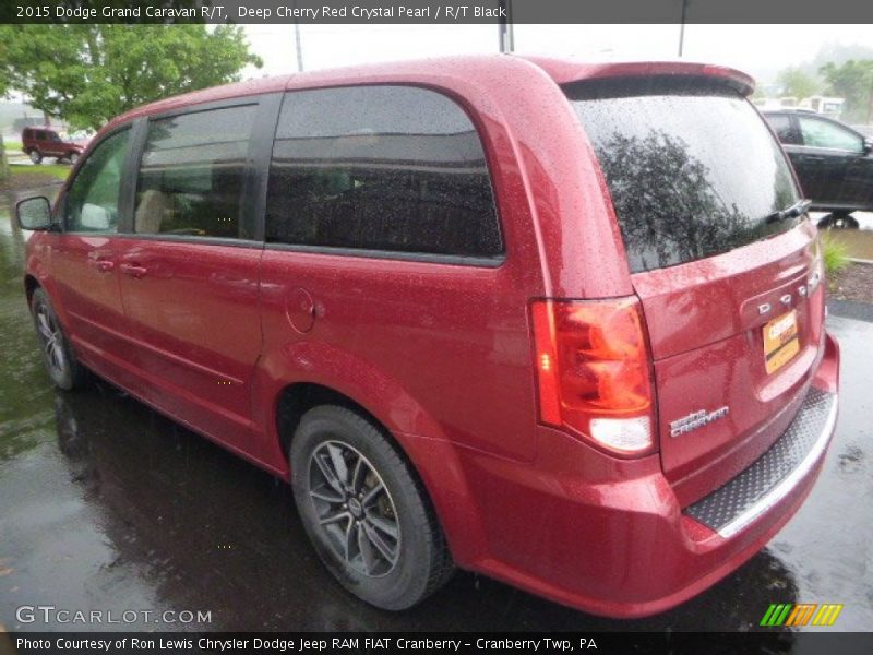 Deep Cherry Red Crystal Pearl / R/T Black 2015 Dodge Grand Caravan R/T