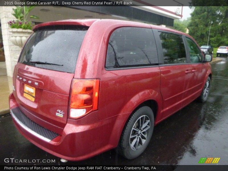 Deep Cherry Red Crystal Pearl / R/T Black 2015 Dodge Grand Caravan R/T