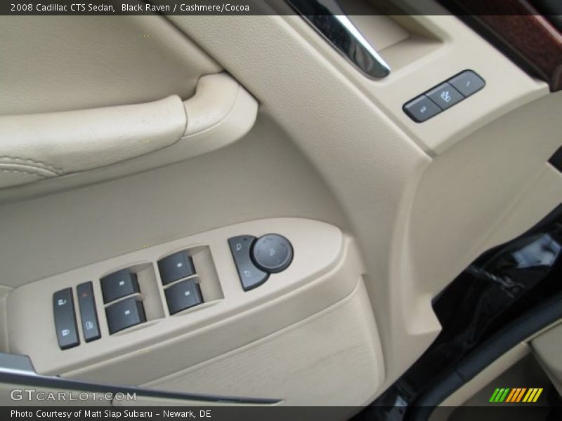 Black Raven / Cashmere/Cocoa 2008 Cadillac CTS Sedan