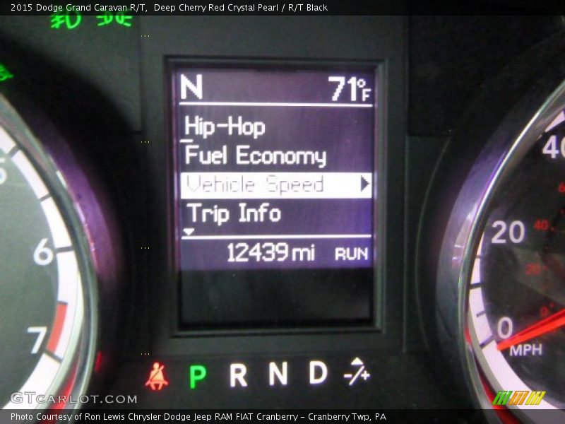 Deep Cherry Red Crystal Pearl / R/T Black 2015 Dodge Grand Caravan R/T