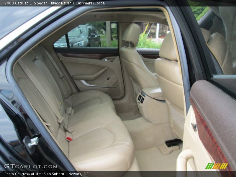 Black Raven / Cashmere/Cocoa 2008 Cadillac CTS Sedan
