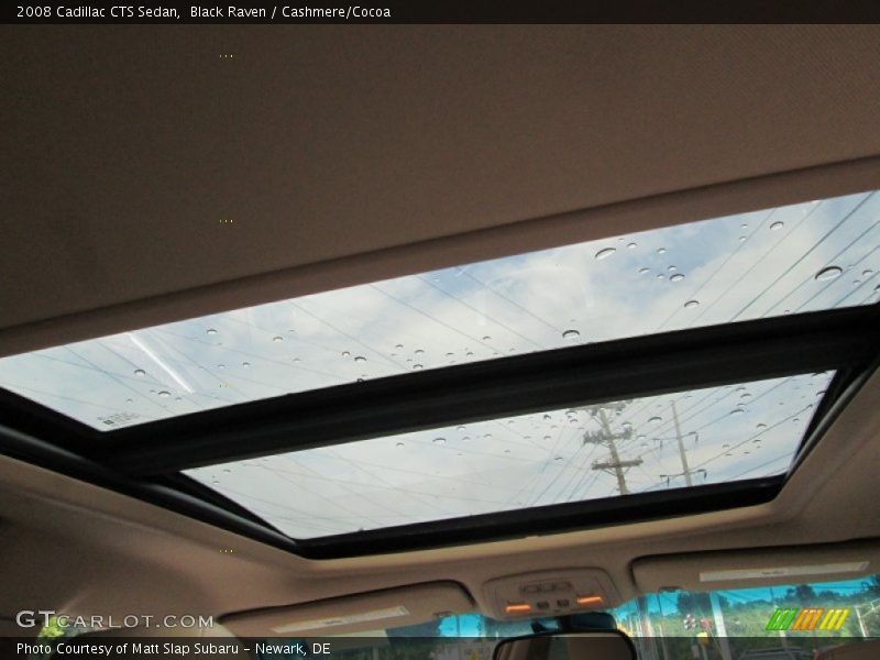 Black Raven / Cashmere/Cocoa 2008 Cadillac CTS Sedan