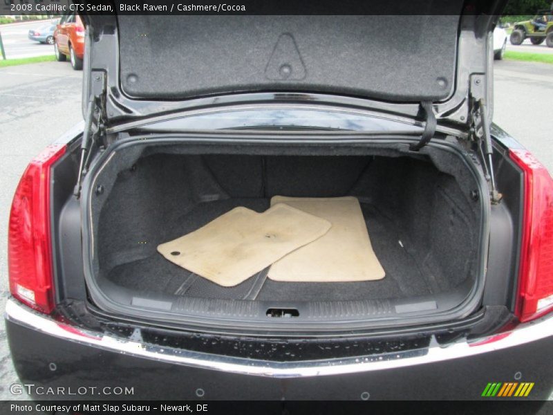 Black Raven / Cashmere/Cocoa 2008 Cadillac CTS Sedan