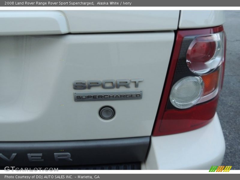 Alaska White / Ivory 2008 Land Rover Range Rover Sport Supercharged