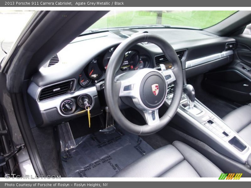 Agate Grey Metallic / Black 2013 Porsche 911 Carrera Cabriolet