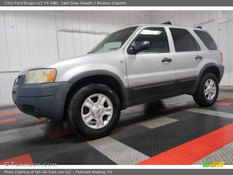 Satin Silver Metallic / Medium Graphite 2002 Ford Escape XLT V6 4WD