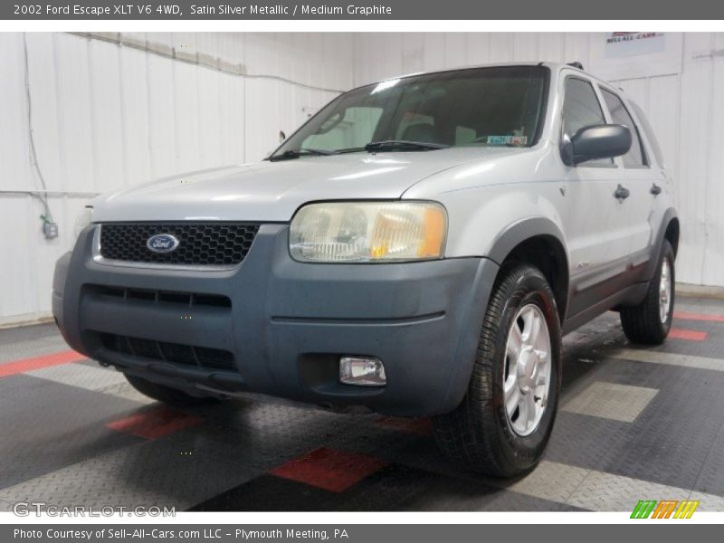 Satin Silver Metallic / Medium Graphite 2002 Ford Escape XLT V6 4WD