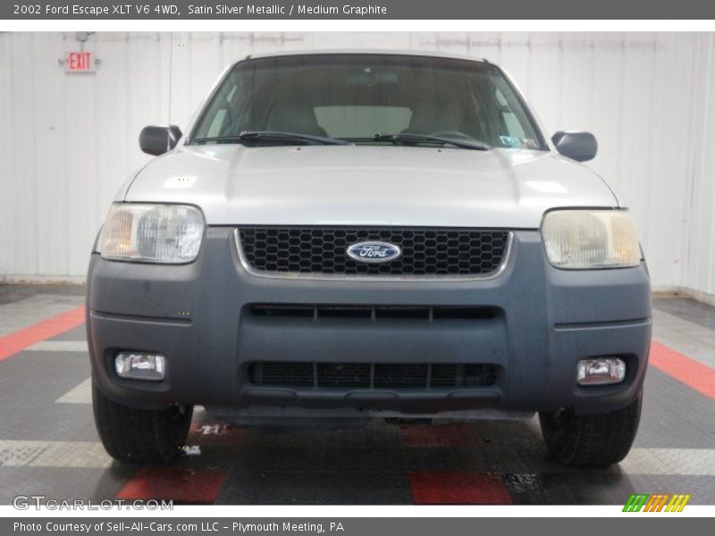 Satin Silver Metallic / Medium Graphite 2002 Ford Escape XLT V6 4WD