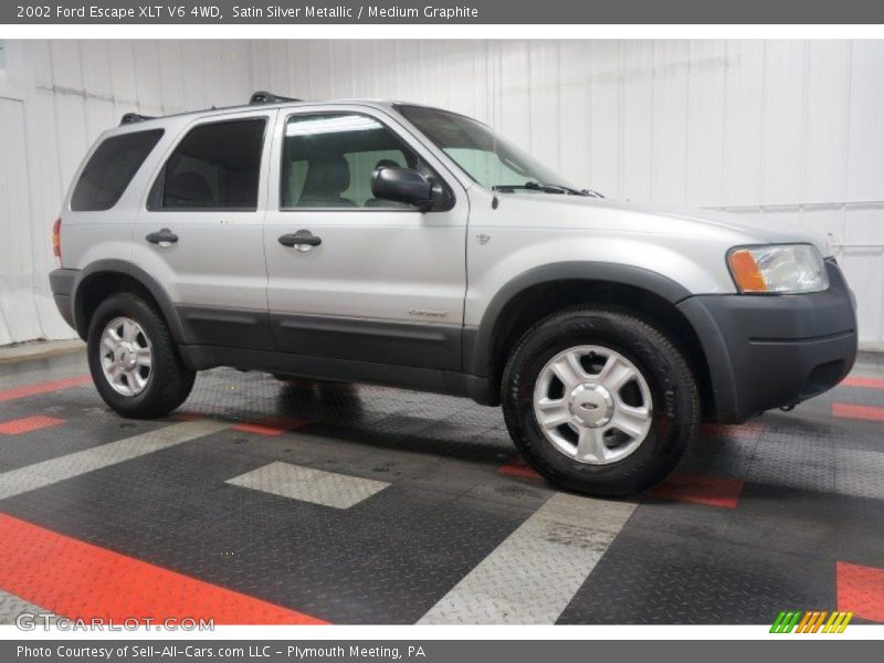 Satin Silver Metallic / Medium Graphite 2002 Ford Escape XLT V6 4WD