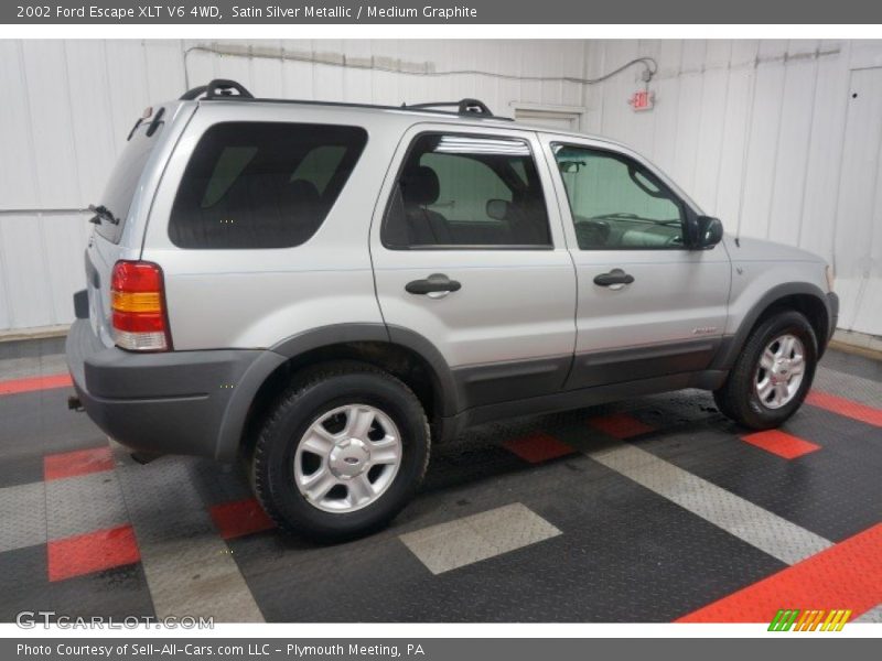 Satin Silver Metallic / Medium Graphite 2002 Ford Escape XLT V6 4WD
