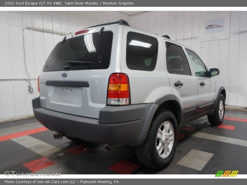 Satin Silver Metallic / Medium Graphite 2002 Ford Escape XLT V6 4WD