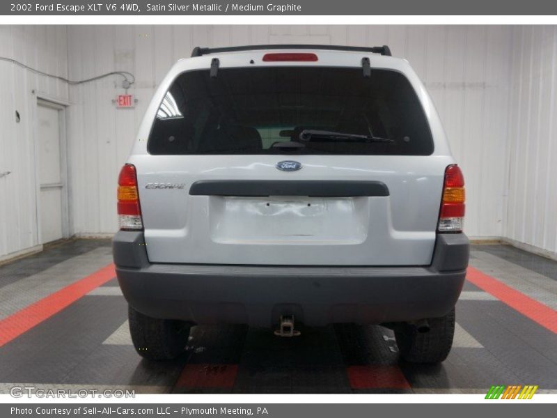 Satin Silver Metallic / Medium Graphite 2002 Ford Escape XLT V6 4WD