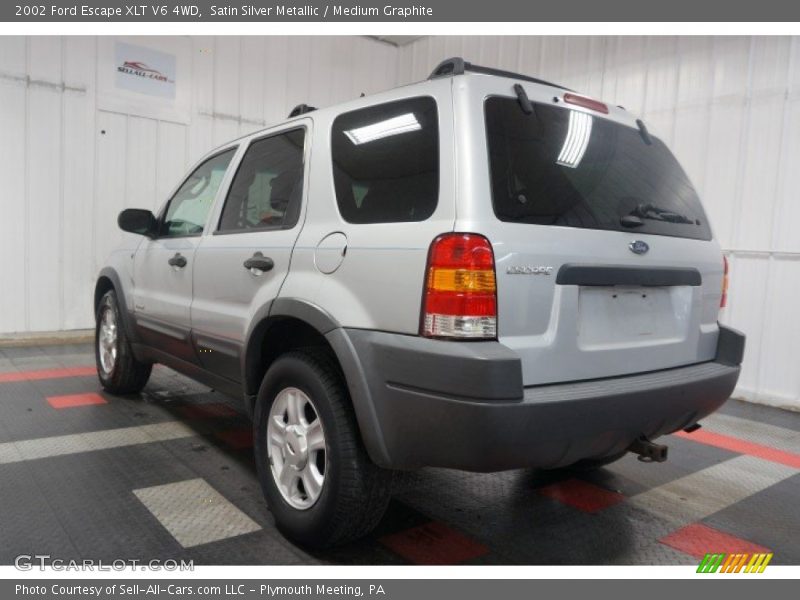 Satin Silver Metallic / Medium Graphite 2002 Ford Escape XLT V6 4WD