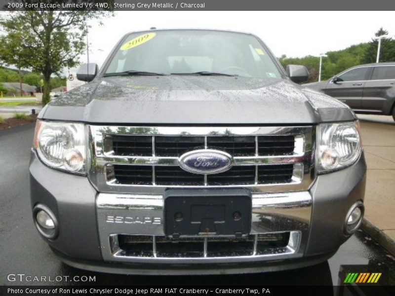 Sterling Grey Metallic / Charcoal 2009 Ford Escape Limited V6 4WD