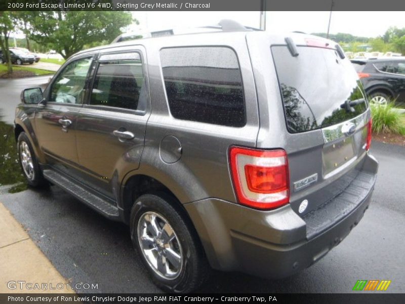 Sterling Grey Metallic / Charcoal 2009 Ford Escape Limited V6 4WD