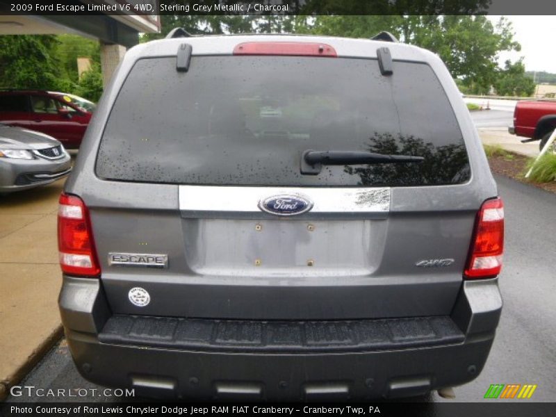 Sterling Grey Metallic / Charcoal 2009 Ford Escape Limited V6 4WD