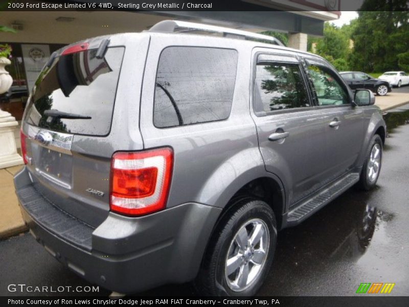 Sterling Grey Metallic / Charcoal 2009 Ford Escape Limited V6 4WD