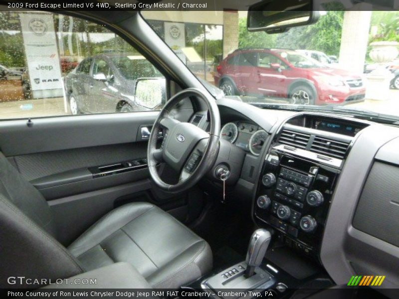 Sterling Grey Metallic / Charcoal 2009 Ford Escape Limited V6 4WD