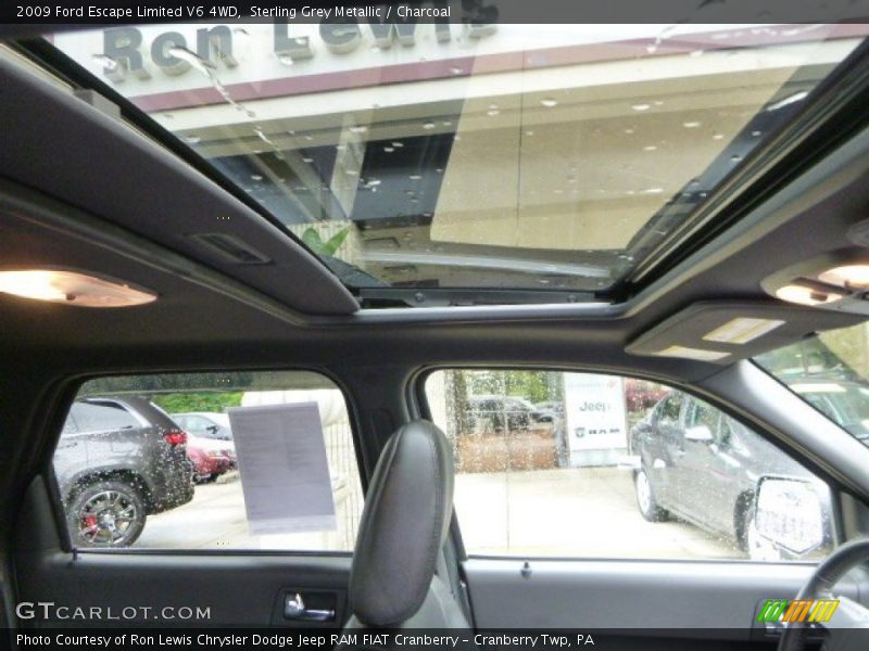 Sterling Grey Metallic / Charcoal 2009 Ford Escape Limited V6 4WD