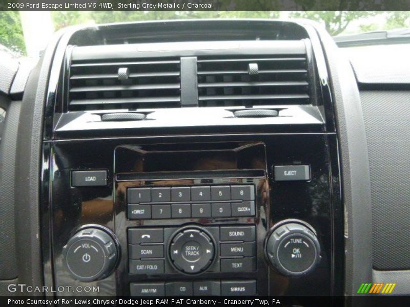 Sterling Grey Metallic / Charcoal 2009 Ford Escape Limited V6 4WD