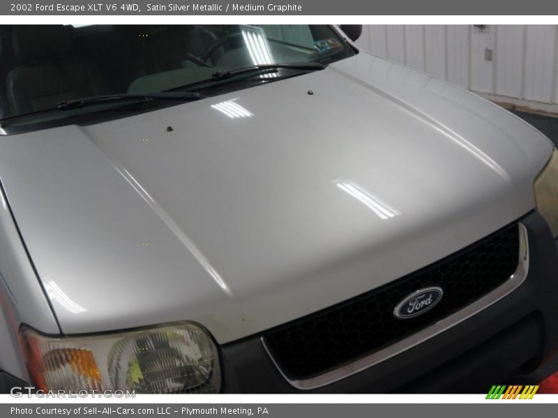 Satin Silver Metallic / Medium Graphite 2002 Ford Escape XLT V6 4WD