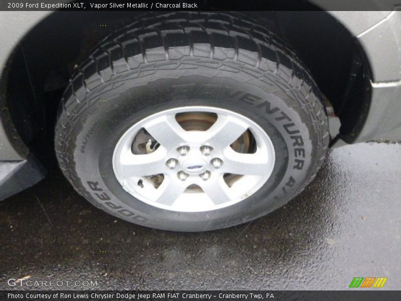 Vapor Silver Metallic / Charcoal Black 2009 Ford Expedition XLT