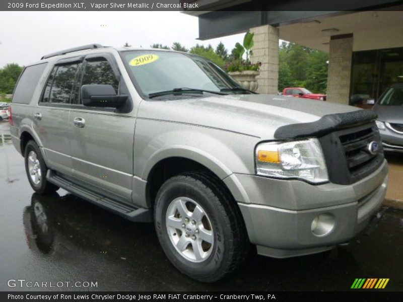 Vapor Silver Metallic / Charcoal Black 2009 Ford Expedition XLT