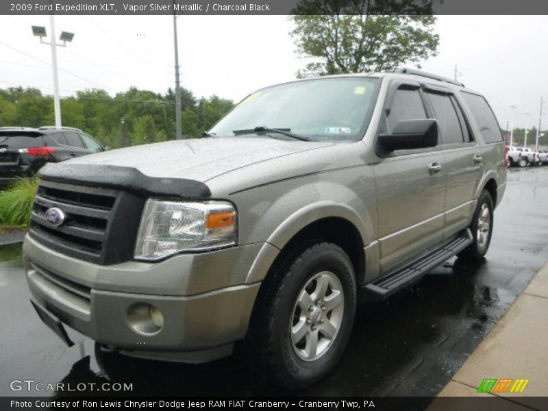 Vapor Silver Metallic / Charcoal Black 2009 Ford Expedition XLT