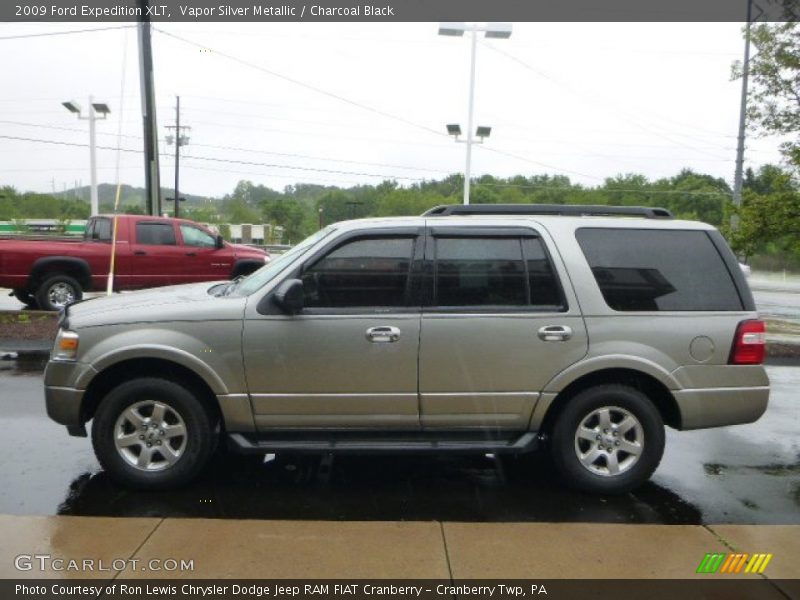 Vapor Silver Metallic / Charcoal Black 2009 Ford Expedition XLT