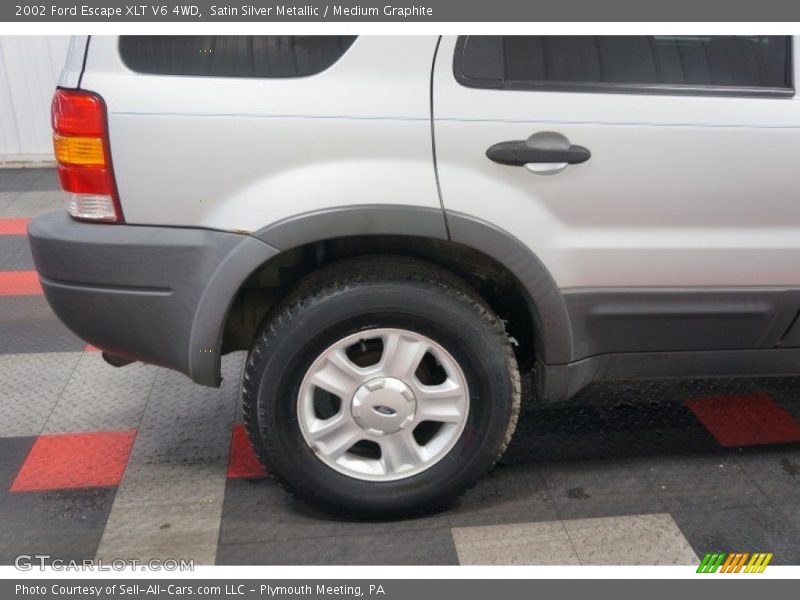 Satin Silver Metallic / Medium Graphite 2002 Ford Escape XLT V6 4WD