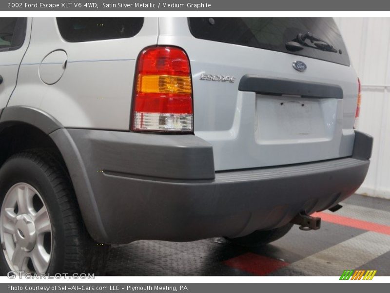 Satin Silver Metallic / Medium Graphite 2002 Ford Escape XLT V6 4WD