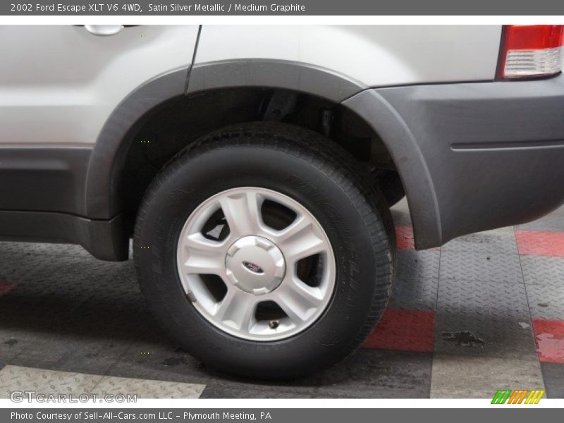 Satin Silver Metallic / Medium Graphite 2002 Ford Escape XLT V6 4WD