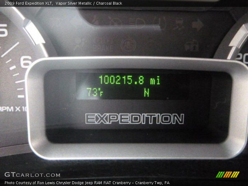 Vapor Silver Metallic / Charcoal Black 2009 Ford Expedition XLT