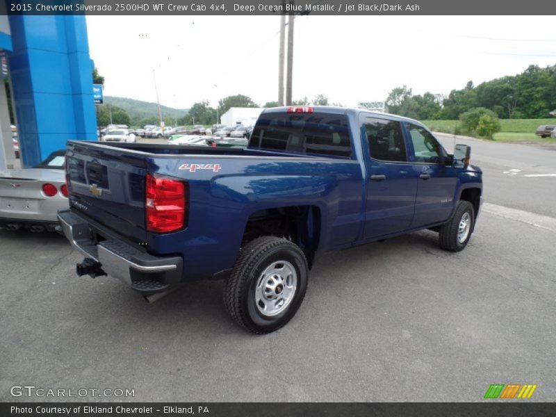 Deep Ocean Blue Metallic / Jet Black/Dark Ash 2015 Chevrolet Silverado 2500HD WT Crew Cab 4x4