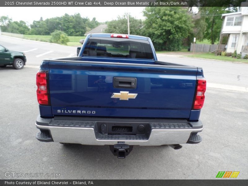 Deep Ocean Blue Metallic / Jet Black/Dark Ash 2015 Chevrolet Silverado 2500HD WT Crew Cab 4x4