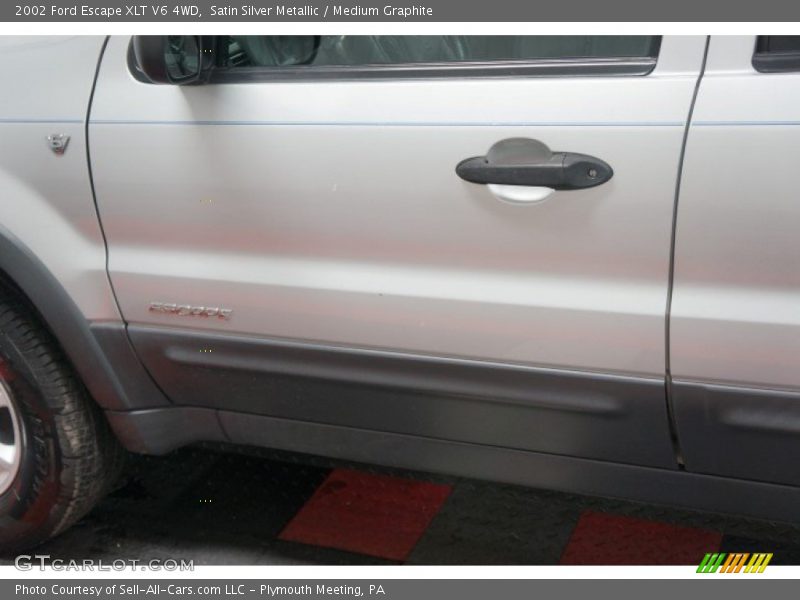 Satin Silver Metallic / Medium Graphite 2002 Ford Escape XLT V6 4WD