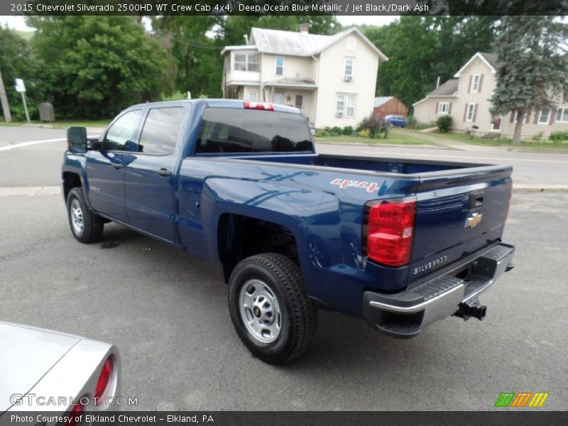 Deep Ocean Blue Metallic / Jet Black/Dark Ash 2015 Chevrolet Silverado 2500HD WT Crew Cab 4x4