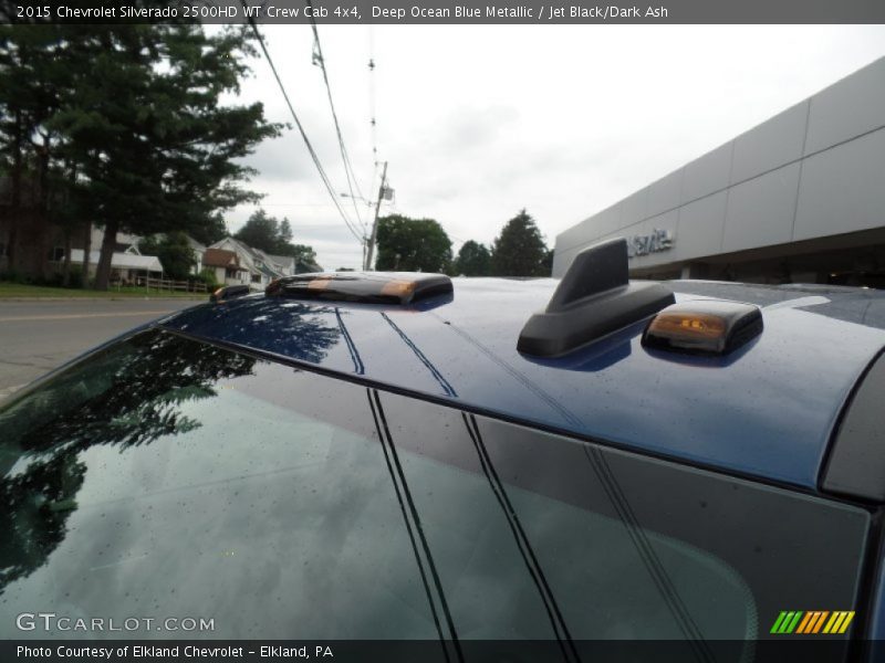 Deep Ocean Blue Metallic / Jet Black/Dark Ash 2015 Chevrolet Silverado 2500HD WT Crew Cab 4x4