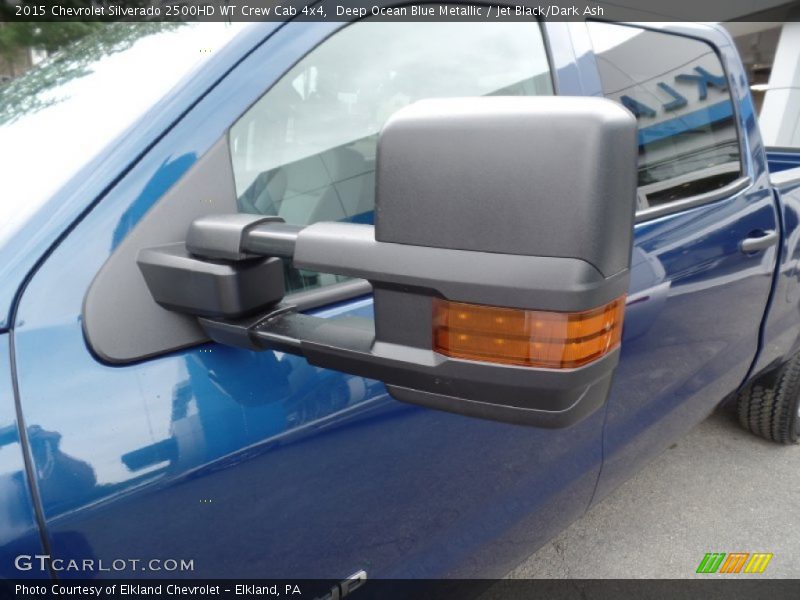 Deep Ocean Blue Metallic / Jet Black/Dark Ash 2015 Chevrolet Silverado 2500HD WT Crew Cab 4x4