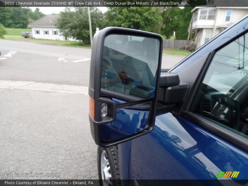 Deep Ocean Blue Metallic / Jet Black/Dark Ash 2015 Chevrolet Silverado 2500HD WT Crew Cab 4x4