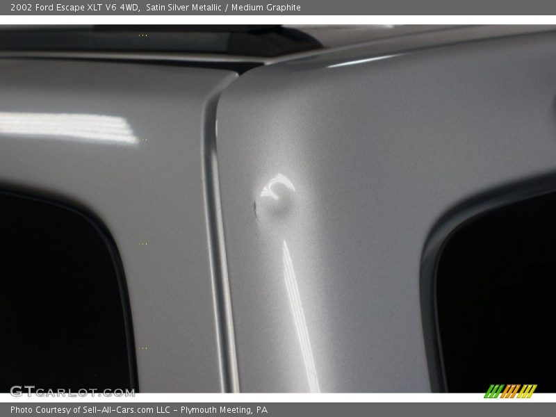 Satin Silver Metallic / Medium Graphite 2002 Ford Escape XLT V6 4WD