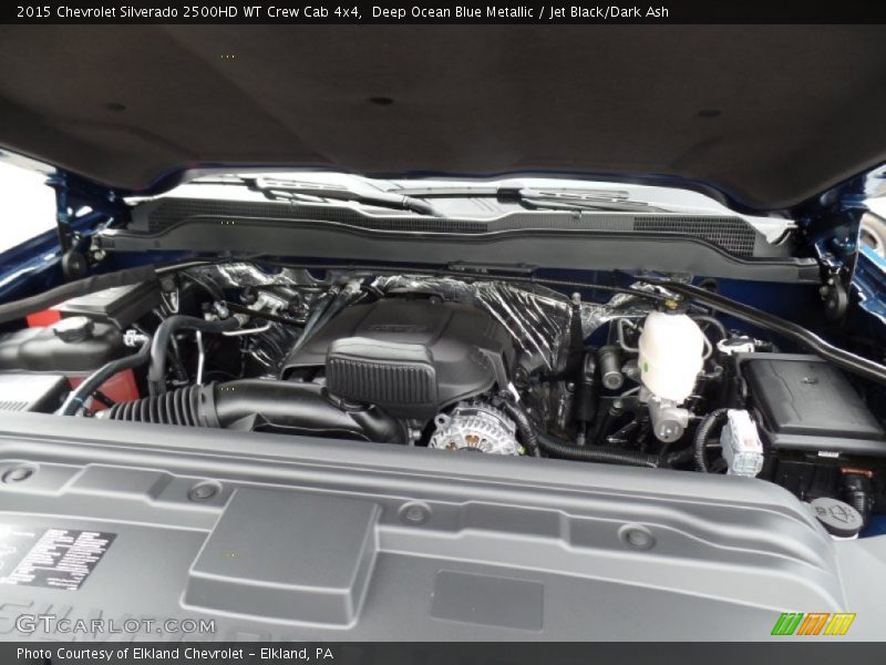 Deep Ocean Blue Metallic / Jet Black/Dark Ash 2015 Chevrolet Silverado 2500HD WT Crew Cab 4x4
