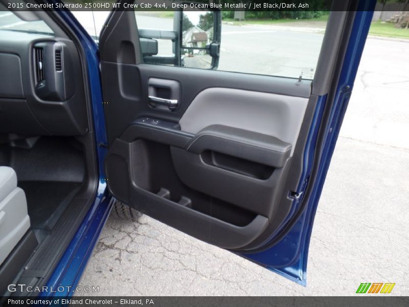 Deep Ocean Blue Metallic / Jet Black/Dark Ash 2015 Chevrolet Silverado 2500HD WT Crew Cab 4x4
