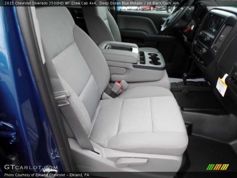 Deep Ocean Blue Metallic / Jet Black/Dark Ash 2015 Chevrolet Silverado 2500HD WT Crew Cab 4x4
